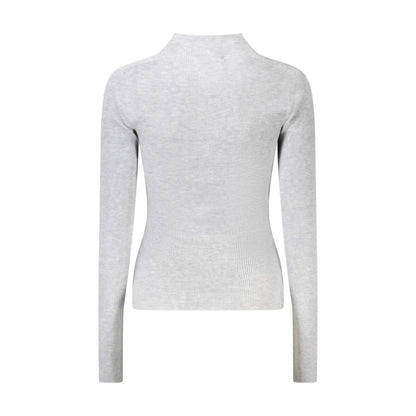 Guess Jeans Maglia Donna Grigia Applicazioni Strass Maglie grigio - vista 2