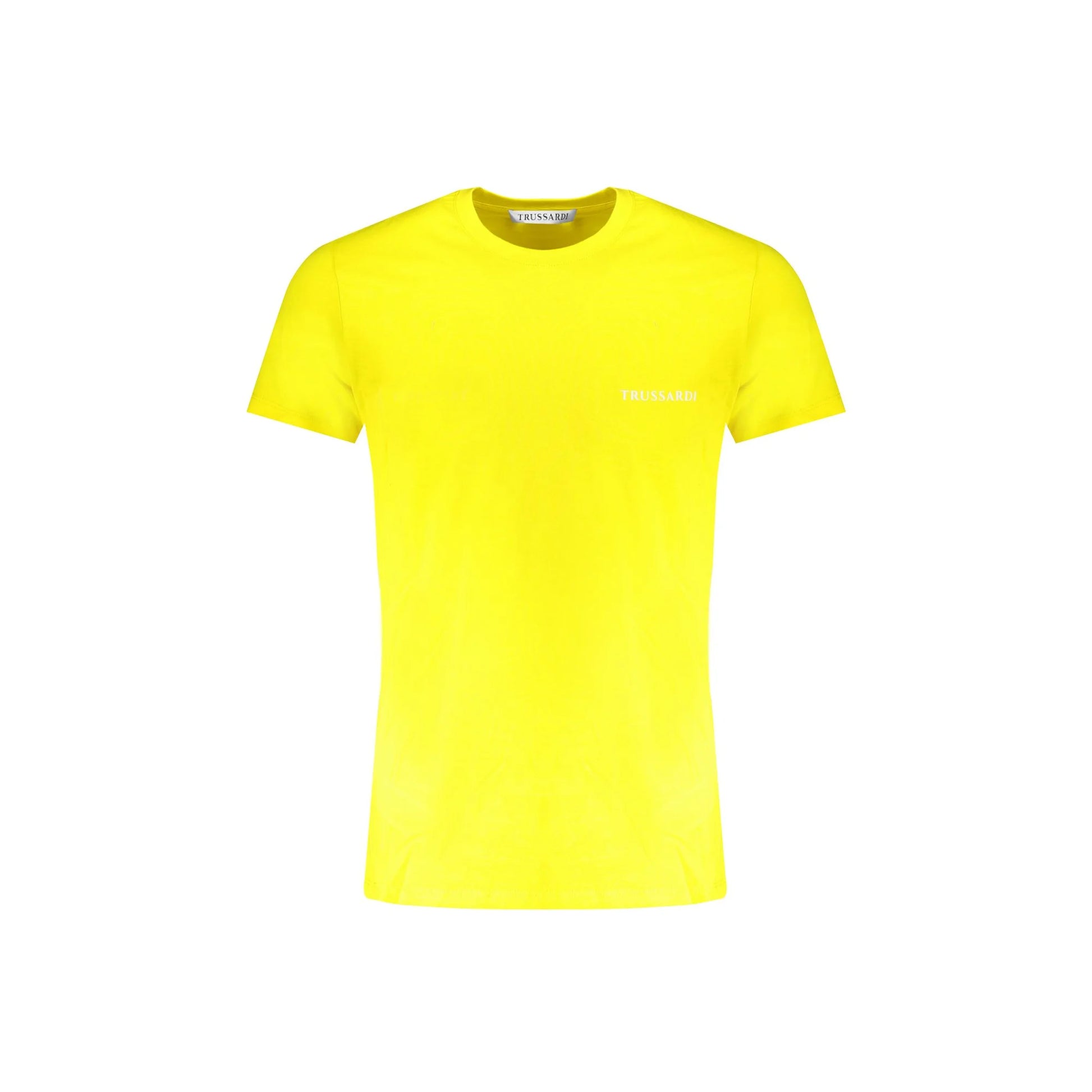 Trussardi T-Shirt Maniche Corte Uomo Gialla Stampa Logo Giallo - foto prodotto