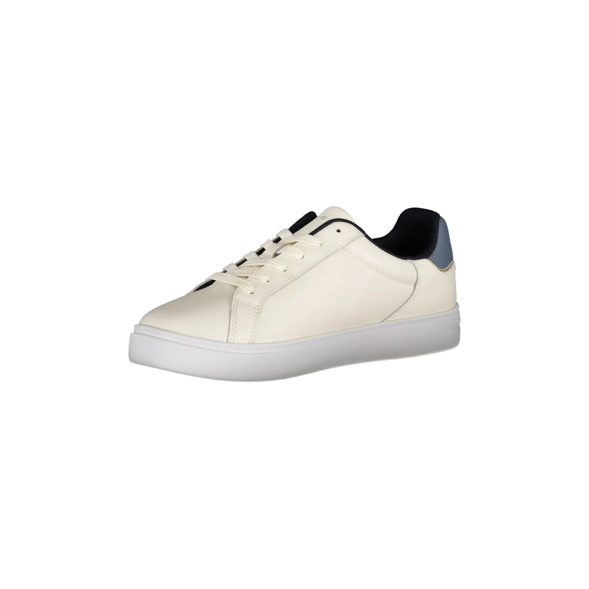 Tommy Hilfiger Calzatura Sportiva Donna Beige con Dettagli Blu Sneakers - vista 3