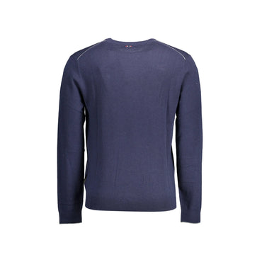 Napapijri Maglione Uomo Blu Girocollo Maniche Lunghe Maglie - vista 2