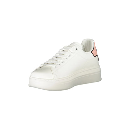 GAELLE PARIS Scarpe Sneakers Donna Rosa con Dettagli a Contrasto - vista 3