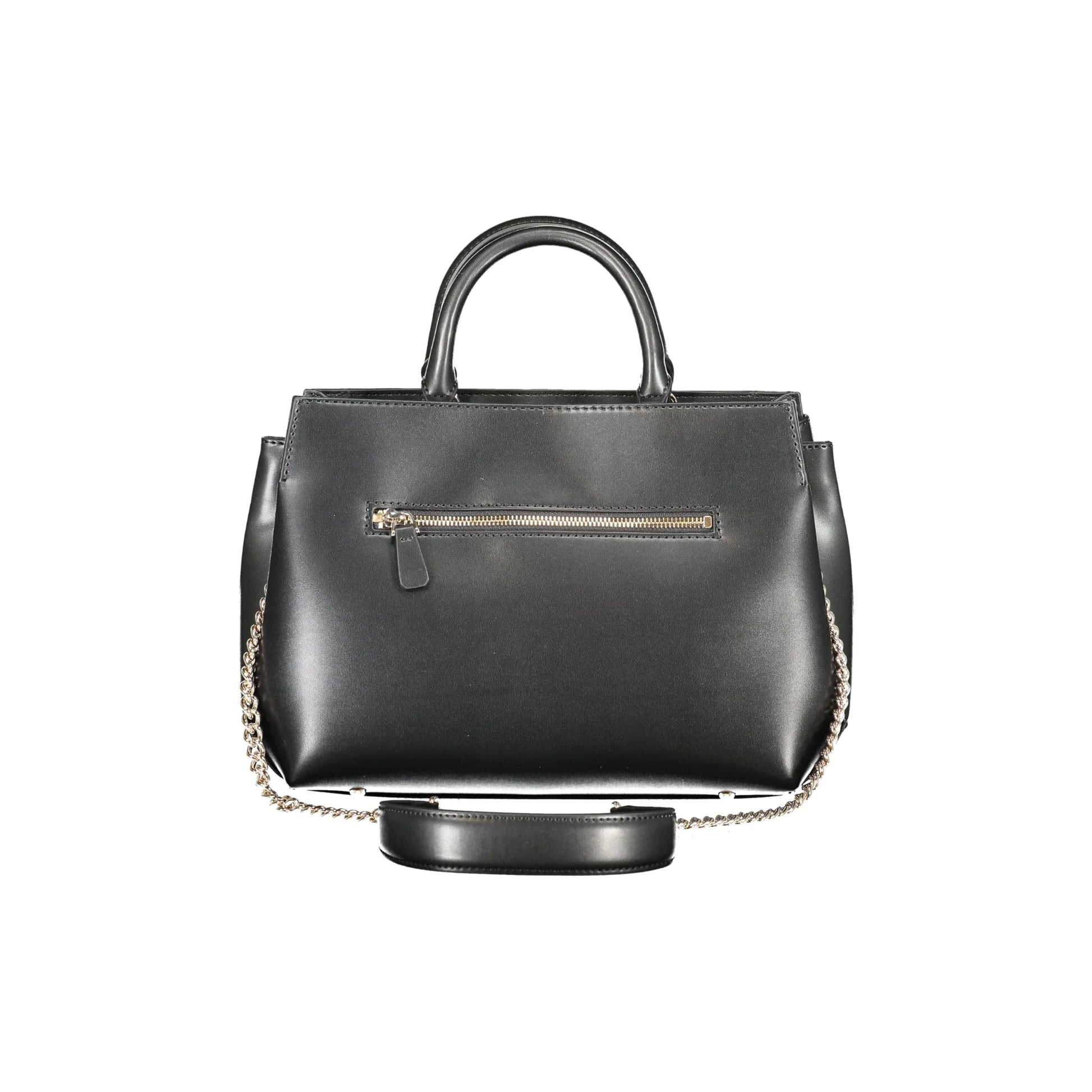 Guess Jeans Borsa a Tracolla Donna Nera Dettagli a Contrasto Borse nero - vista 2