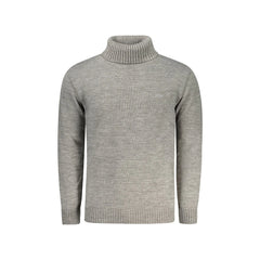 Rifle Maglione Uomo Grigio Ricamo