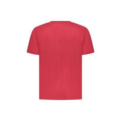 Pepe Jeans T-Shirt Maniche Corte Uomo Rossa Stampa Logo rosso - vista 2
