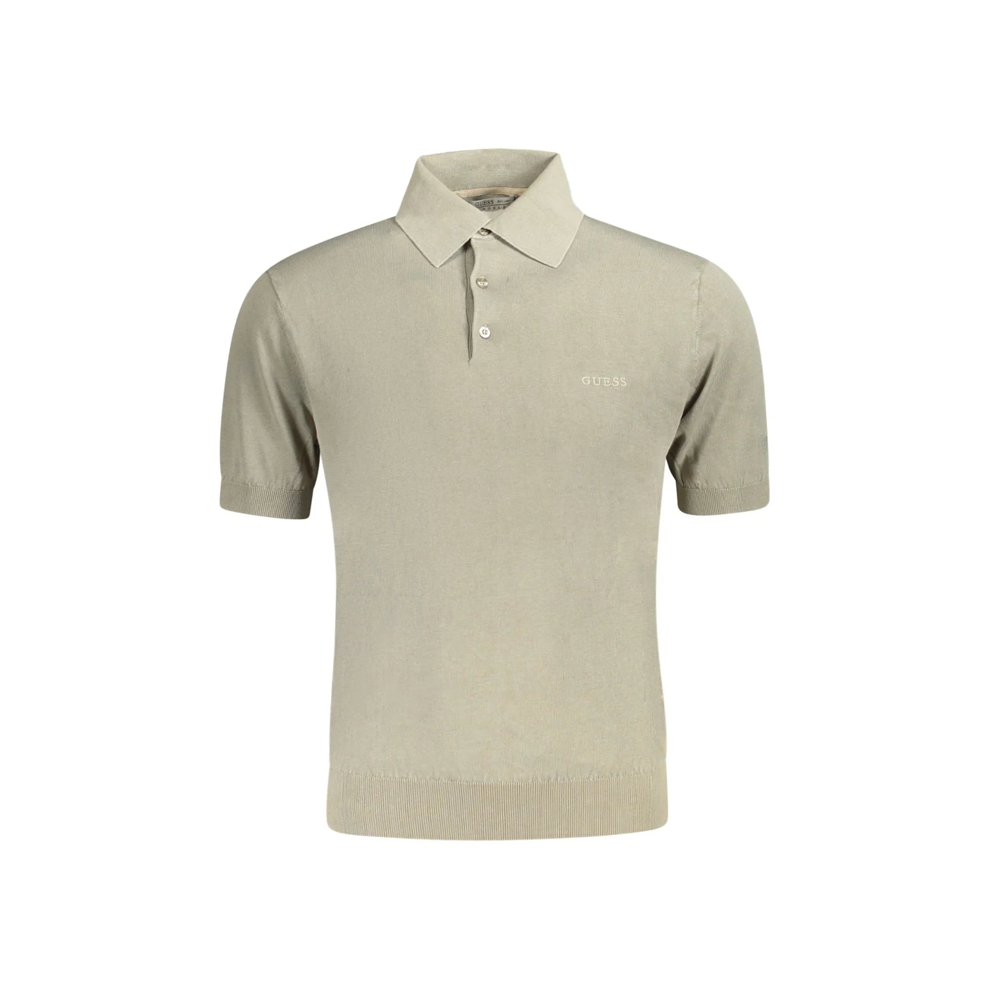 Guess Jeans Polo Maniche Corte Uomo Verdi Ricamo Maglie Verde - foto prodotto