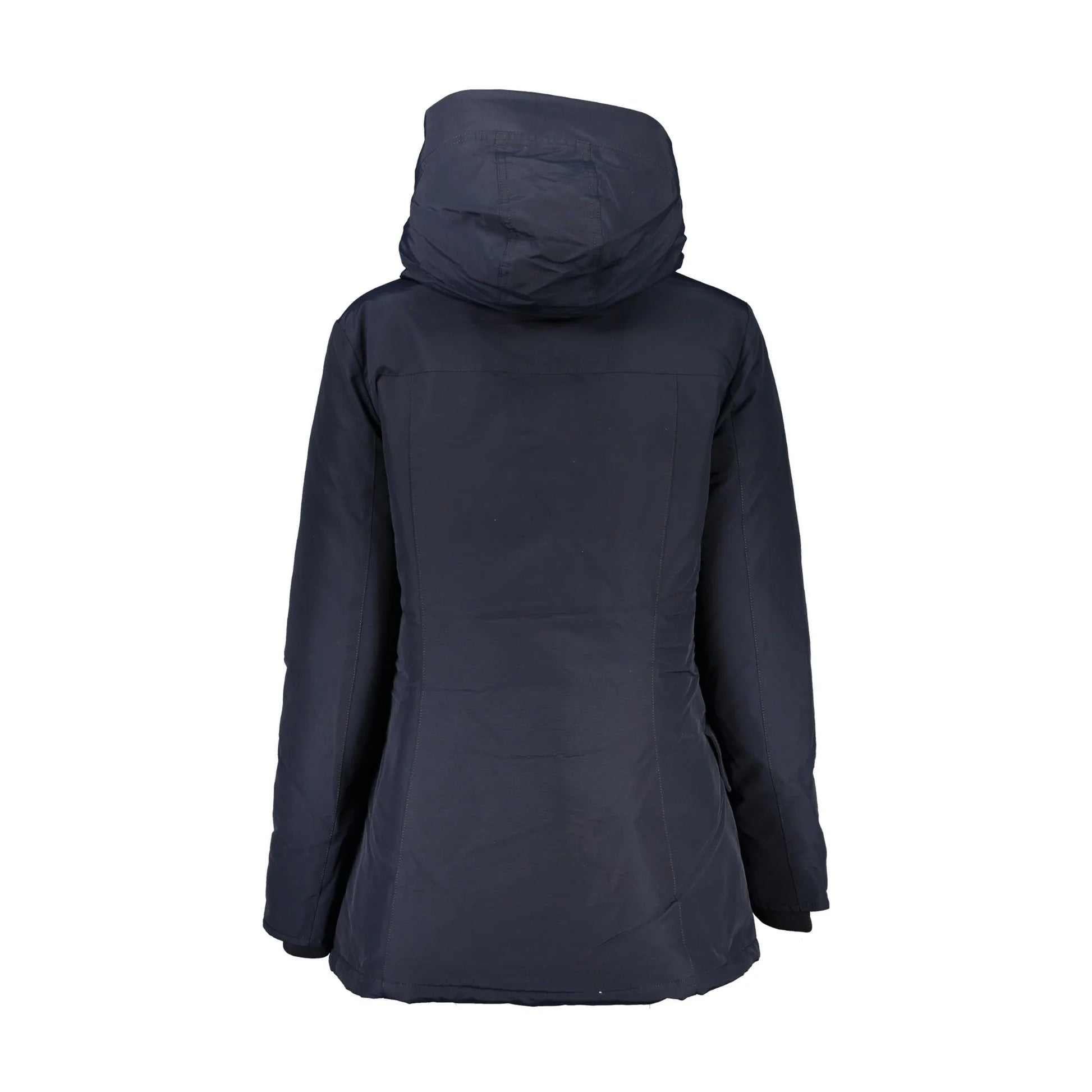 Woolrich Giubbotto Donna Blu con Cappuccio e Tasche Giubbotti e Giacche - vista 2