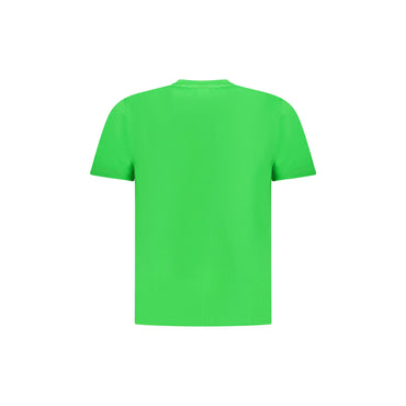 North Sails T-Shirt Uomo Verde Girocollo Cotone Logo - vista 2