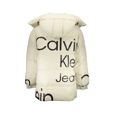 Calvin Klein Giubbotto Maniche Lunghe Uomo Beige Cappuccio Removibile Giubbotti e Giacche - vista 2