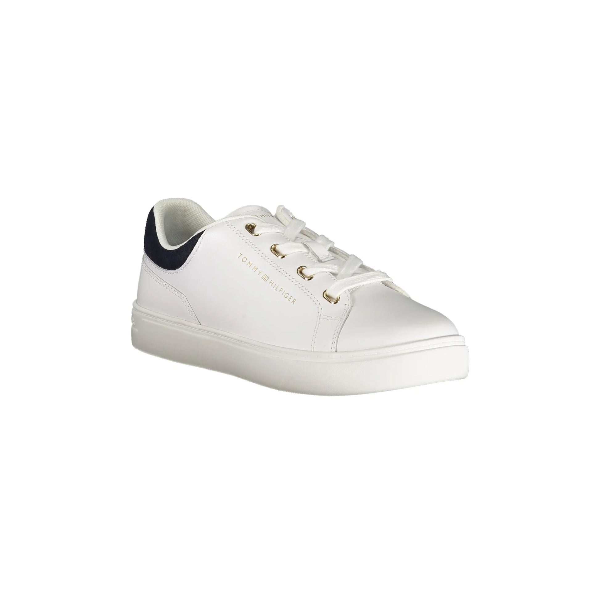 TOMMY HILFIGER Calzatura Sportiva Donna Bianco con Lacci e Logo Sneakers - vista 2