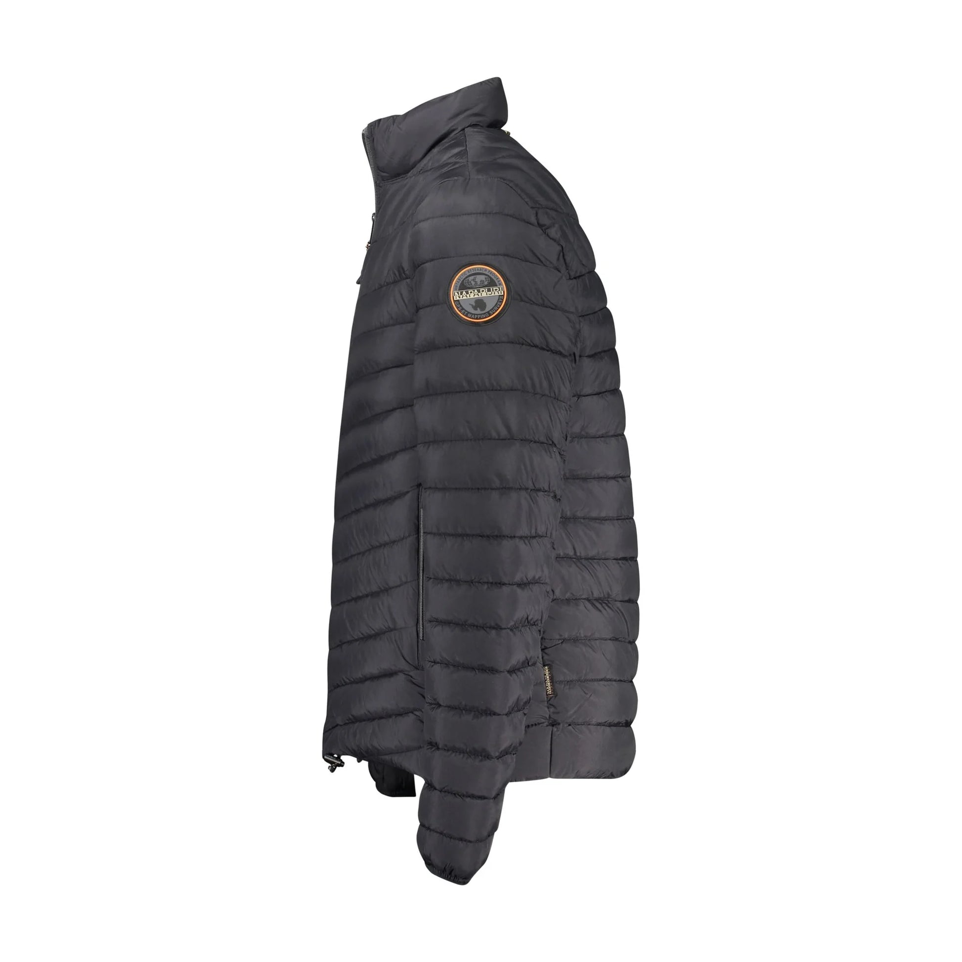 Napapijri Giubbotto Uomo Nero con Zip e Logo Giubbotti e Giacche - vista 3