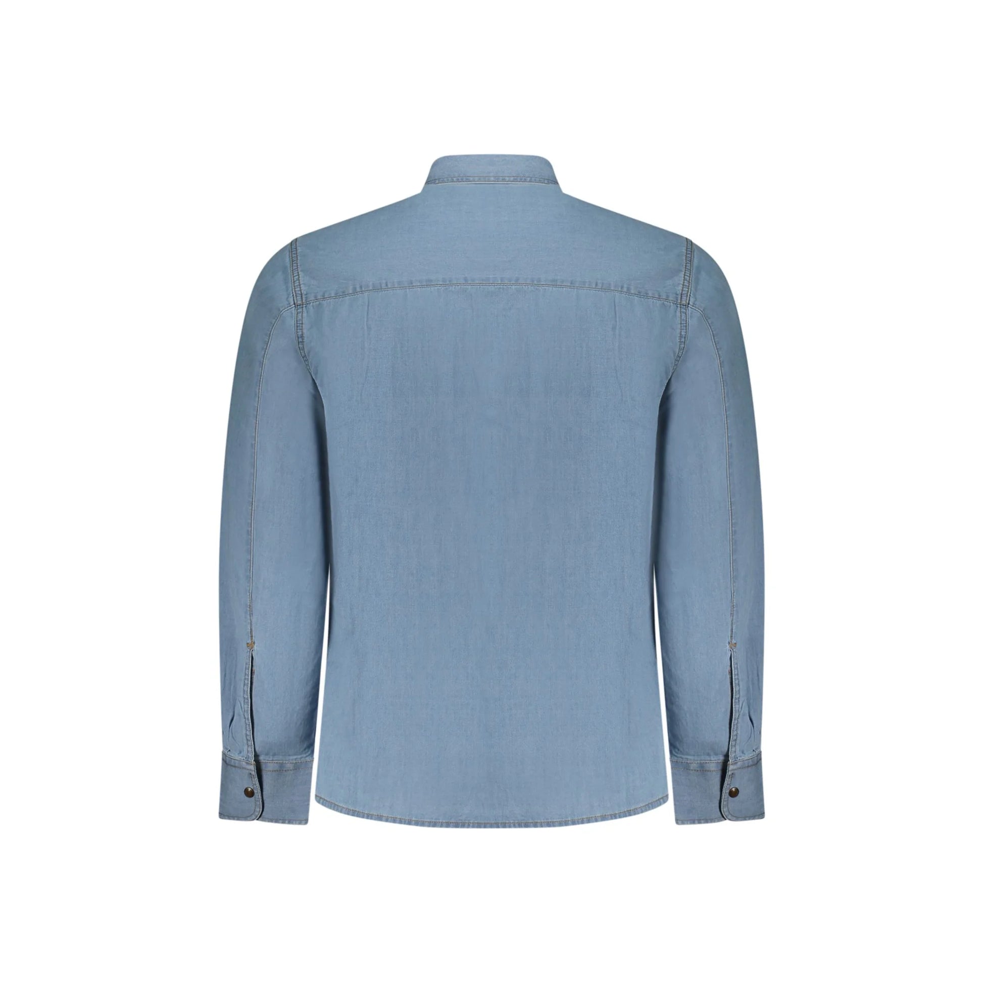 U.S. Grand Camicia Maniche Lunghe Uomo Azzurra Logo Camicie azzurro - vista 2