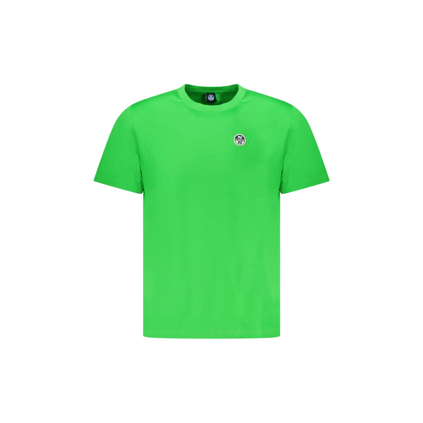 North Sails T-Shirt Uomo Verde Girocollo Cotone Logo - foto prodotto