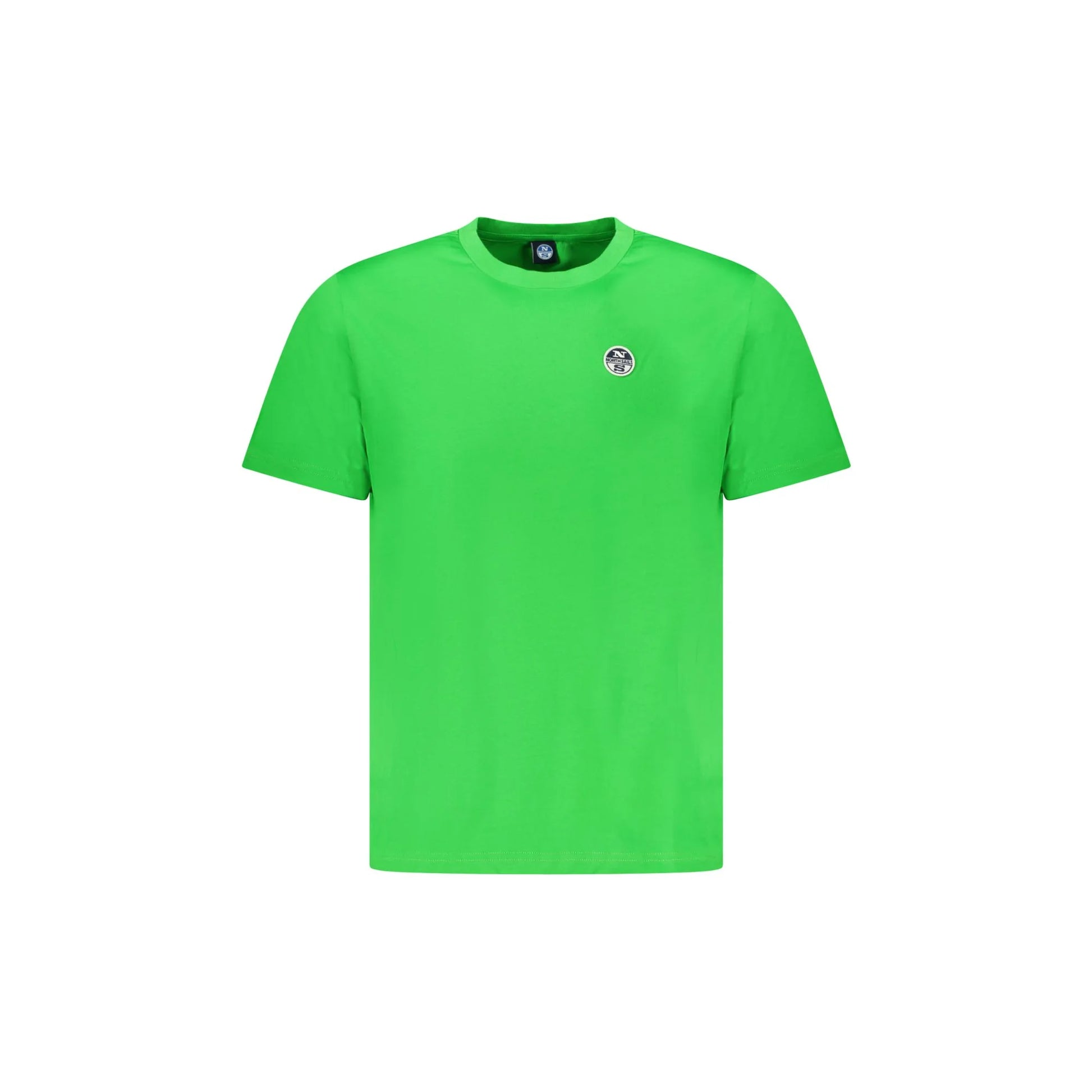 North Sails T-Shirt Uomo Verde Girocollo Cotone Logo - foto prodotto