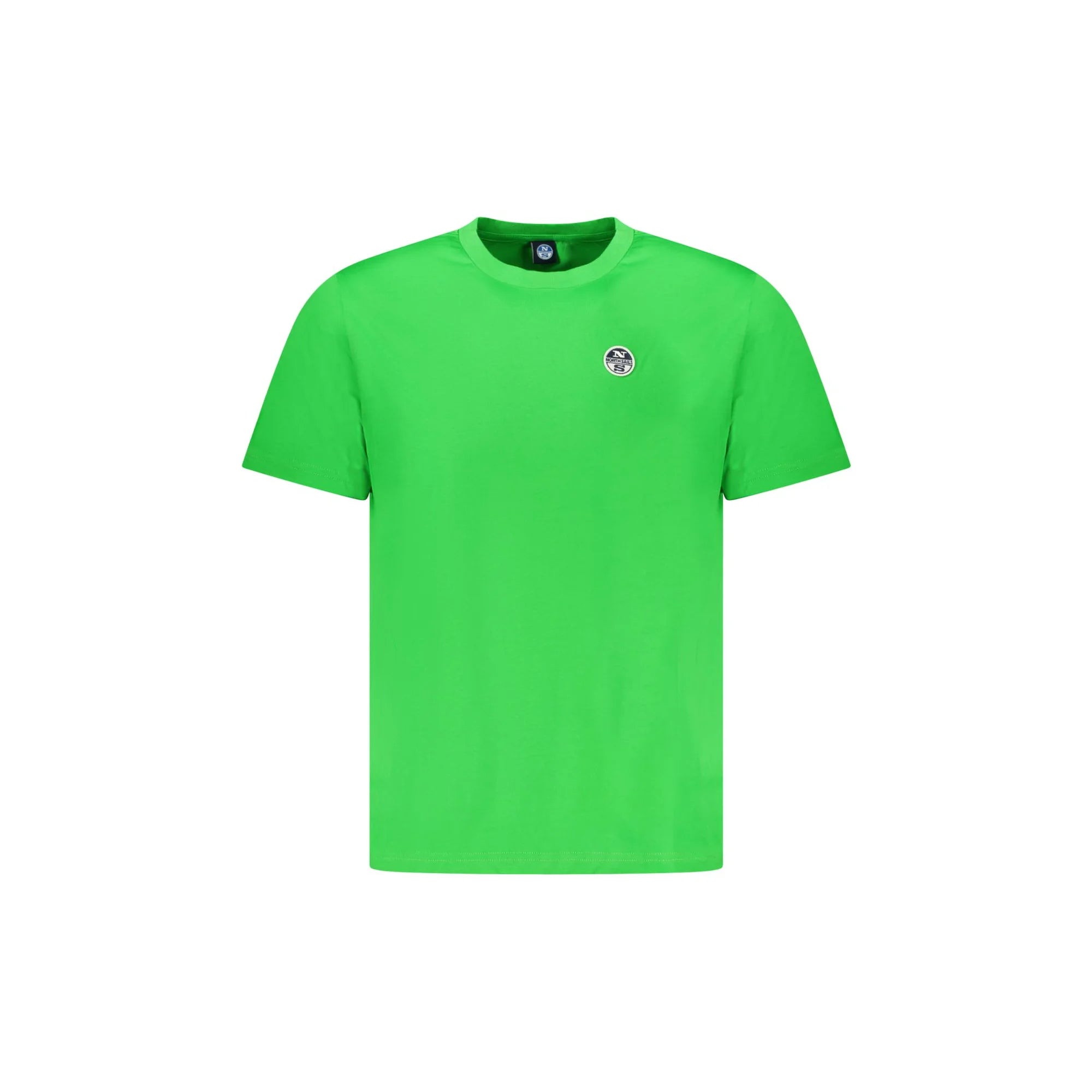 North Sails T-Shirt Uomo Verde Girocollo Cotone Logo - foto prodotto
