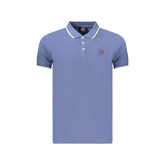 Norway 1963 Polo Krátký Rukáv Muži Modrá Logo