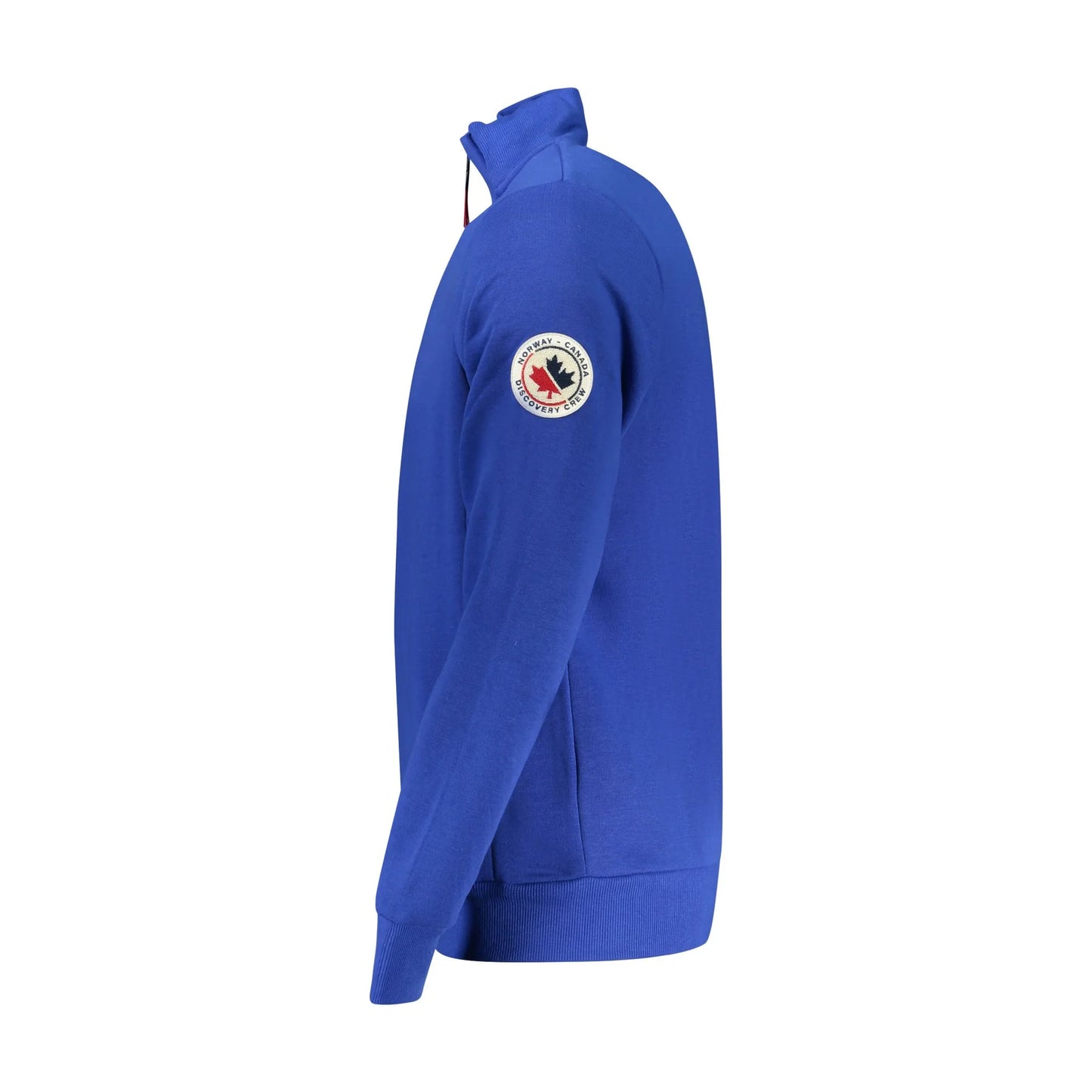 Norway 1963 Felpa Uomo Blu con Zip Felpata Applicazione Logo Felpe - vista 3