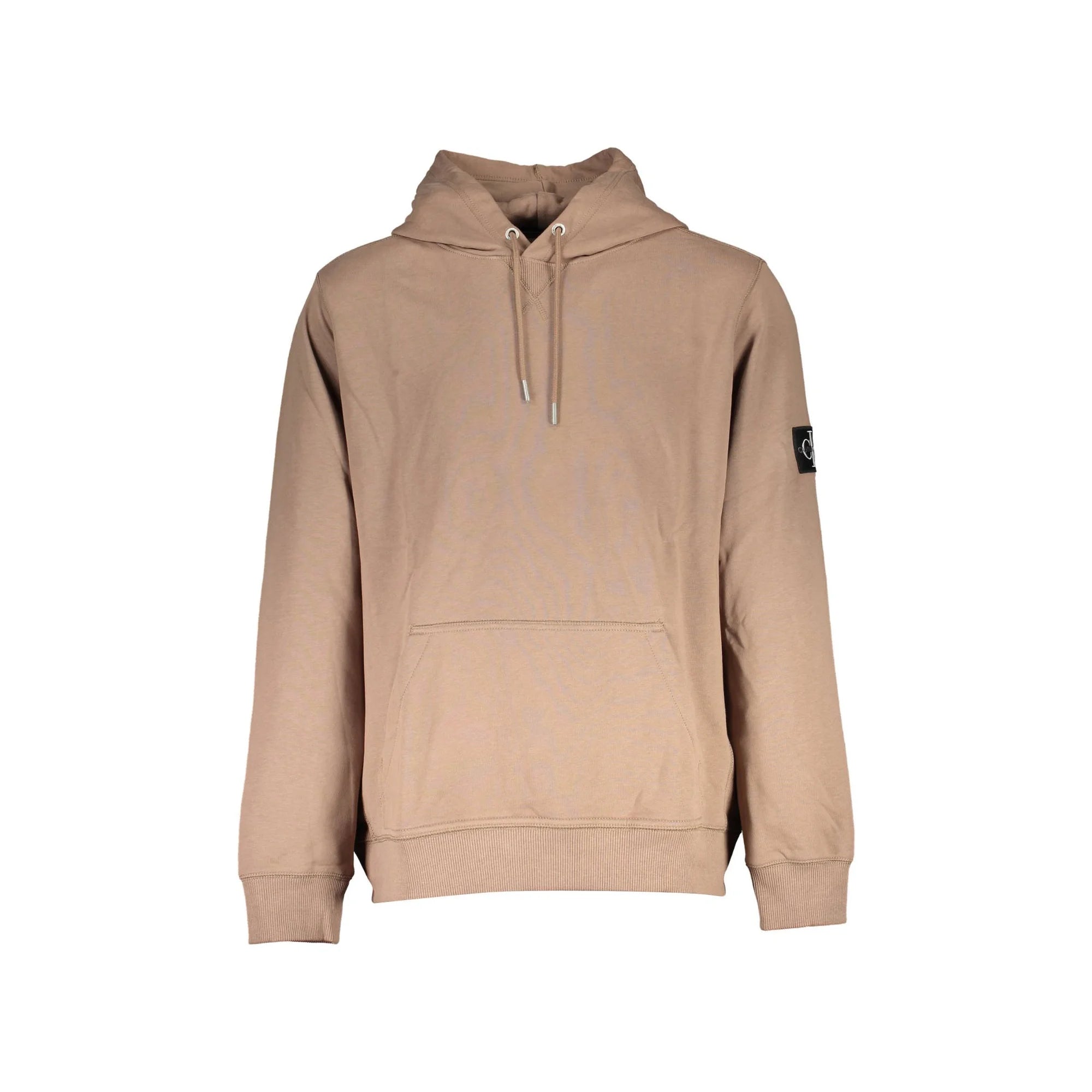 CALVIN KLEIN FELPA SENZA ZIP UOMO MARRONE