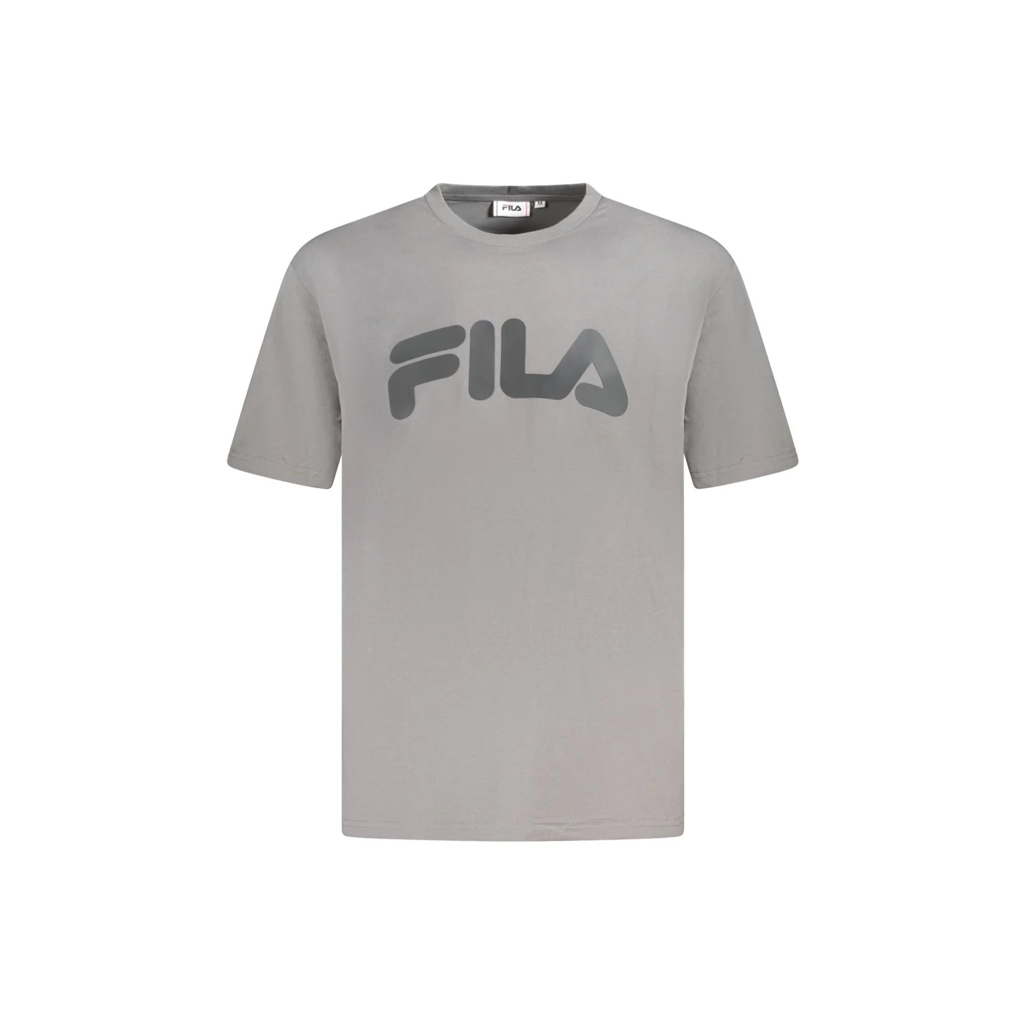 Fila T-Shirt Maniche Corte Uomo Grigia Stampa Logo Grigio - foto prodotto
