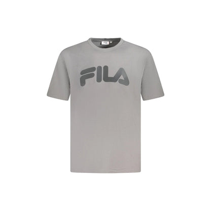 Fila T-Shirt Maniche Corte Uomo Grigia Stampa Logo Grigio - foto prodotto