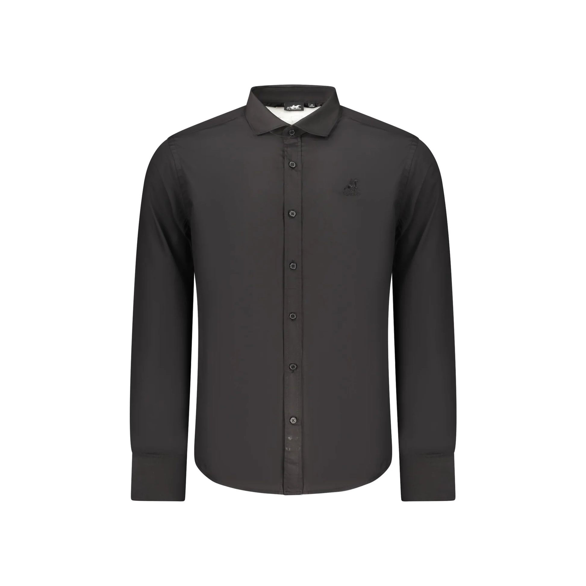 U.S. Grand Camicia Maniche Lunghe Uomo Nera Ricamo Camicie Nero - foto prodotto