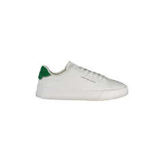 Tommy Hilfiger Sneakers Uomo Bianche Dettagli Verde Logo