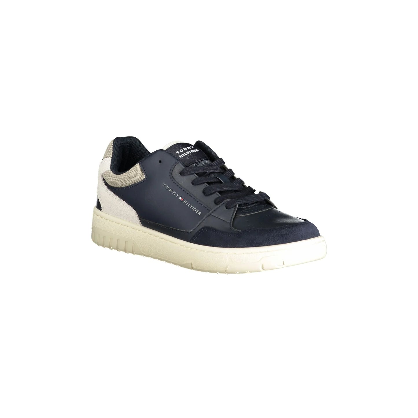 TOMMY HILFIGER Scarpe Sneakers Uomo Blu con Dettagli a Contrasto - vista 2