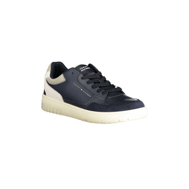 TOMMY HILFIGER Scarpe Sneakers Uomo Blu con Dettagli a Contrasto - vista 2