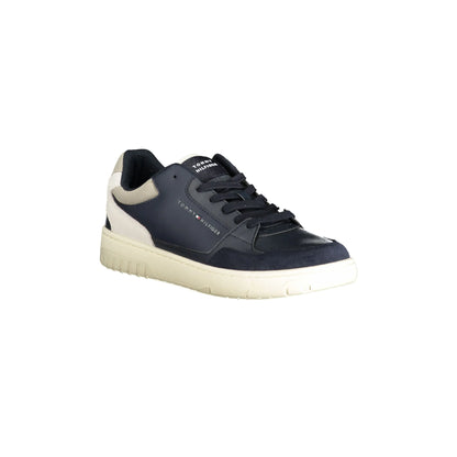 TOMMY HILFIGER Scarpe Sneakers Uomo Blu con Dettagli a Contrasto - vista 2