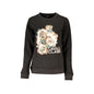 Cavalli Class Felpa Maniche Lunghe Donna Nera Stampa Logo Felpe Nero - foto prodotto
