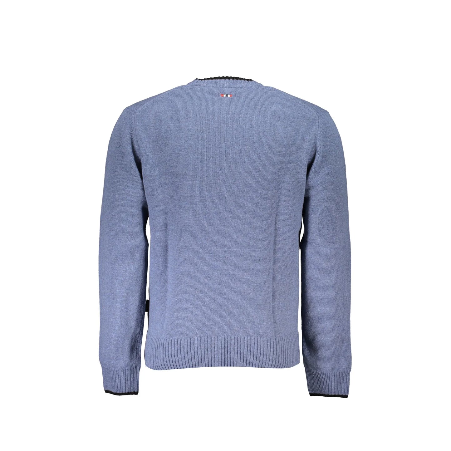 Napapijri Maglione Uomo Blu Ricamo Maglie - vista 2