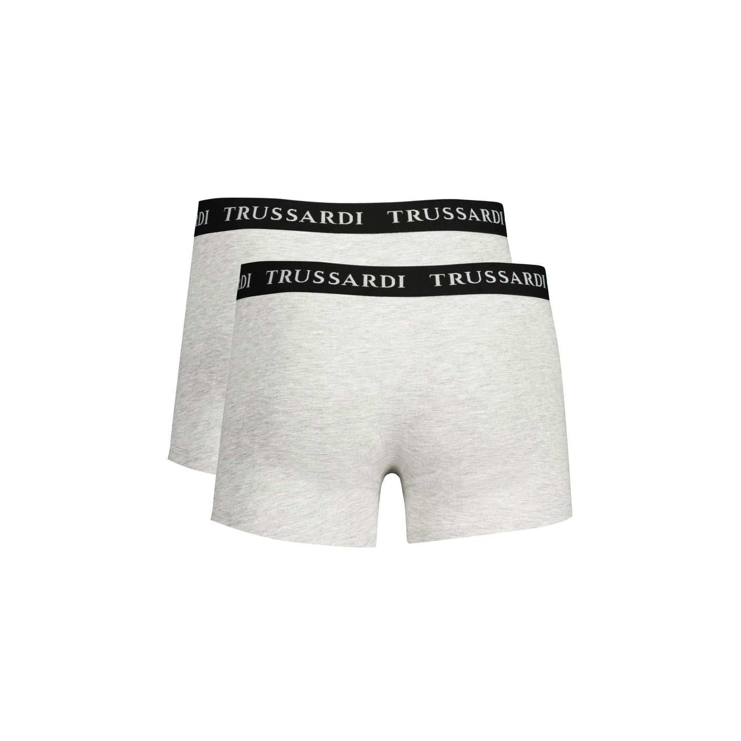 Trussardi Boxer Uomo Grigio Stampa Logo Intimo - vista 2