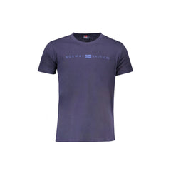 Norway 1963 T-shirt Krótki Rękaw Mężczyzna Niebieski Z Nadrukiem