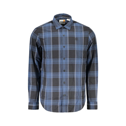 Timberland Camicia Maniche Lunghe Uomo Blu Ricamo Camicie - foto prodotto