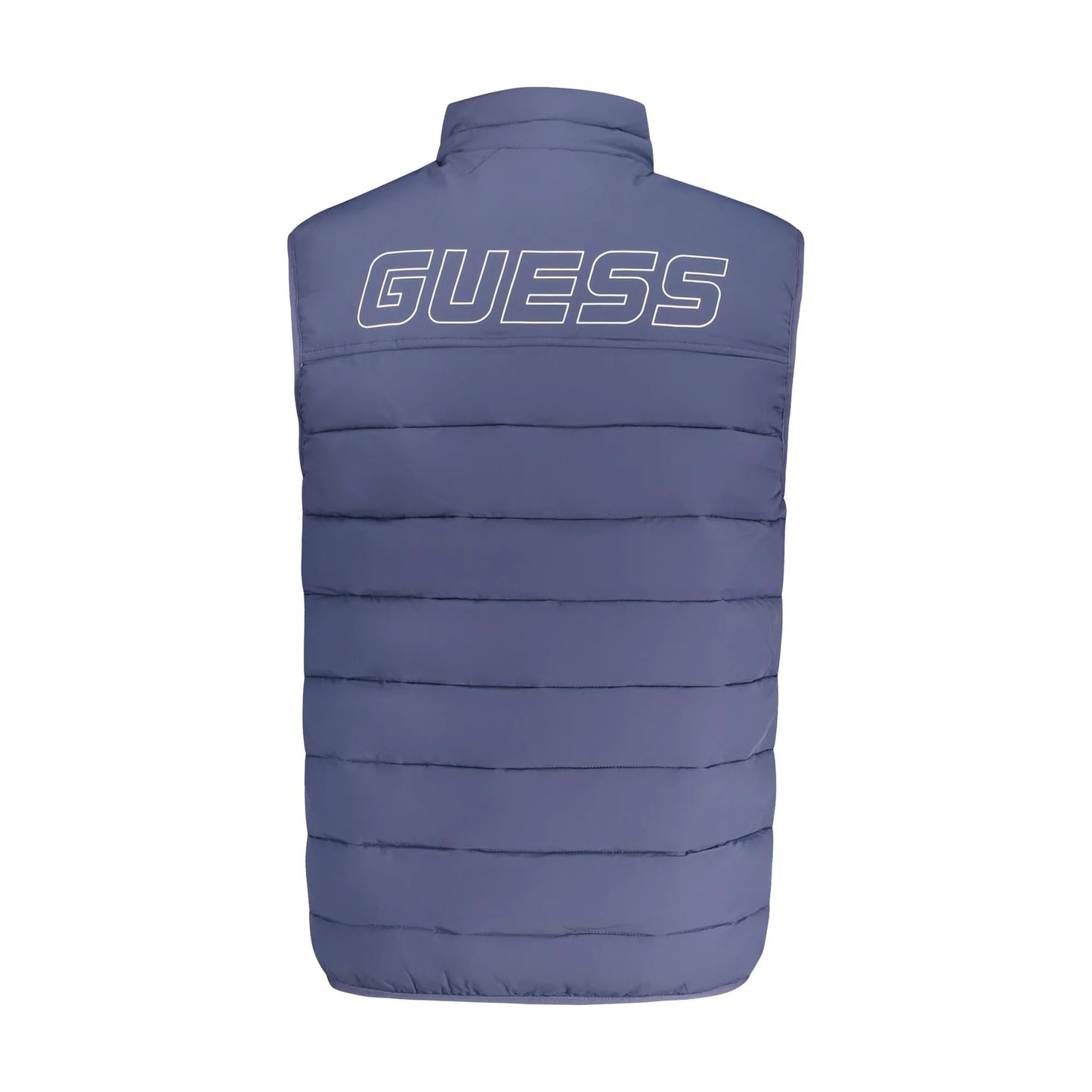 Guess Jeans Giubbotto Uomo Blu Zip Logo Giubbotti e Giacche - vista 2