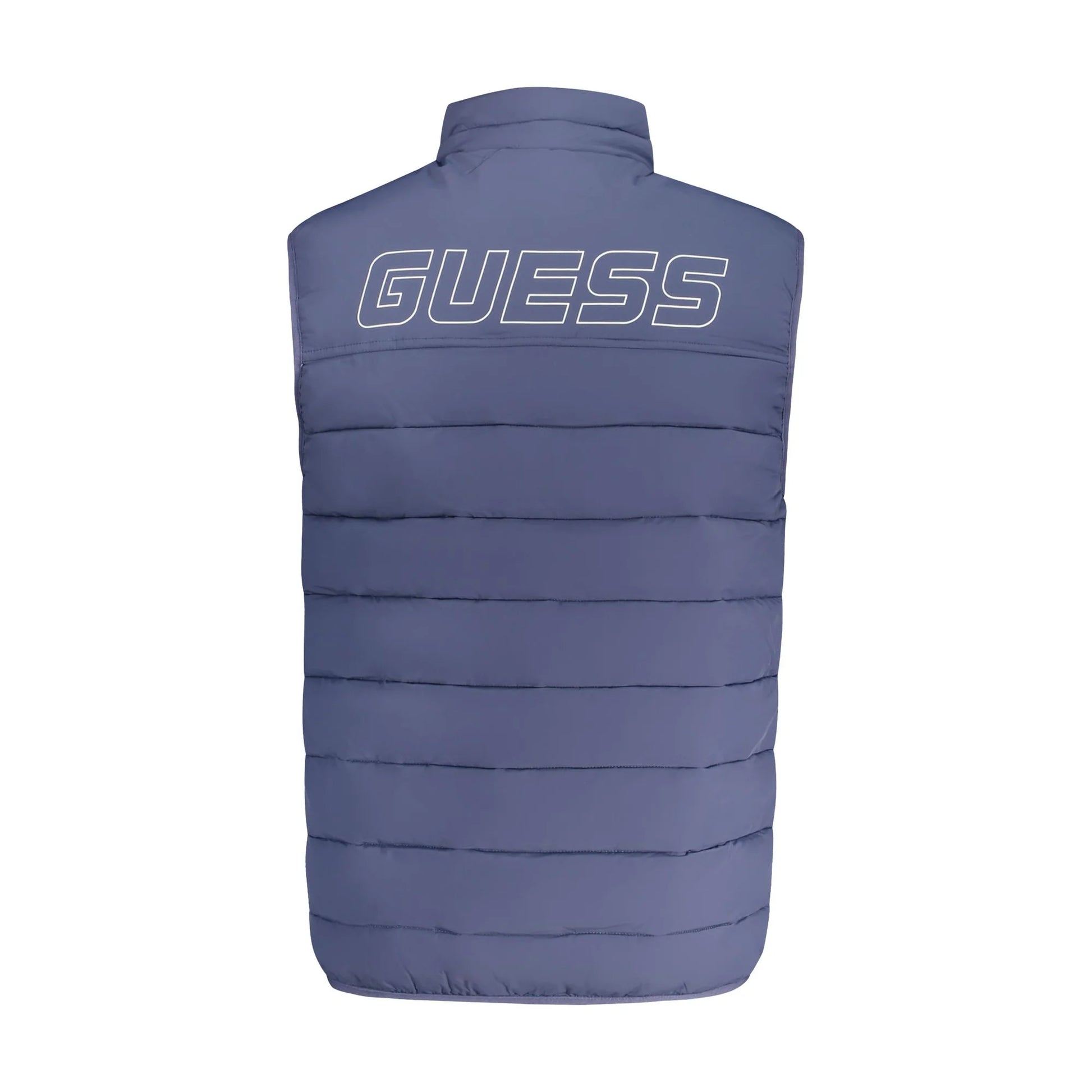 Guess Jeans Giubbotto Uomo Blu Zip Logo Giubbotti e Giacche - vista 2