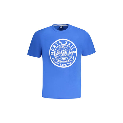 North Sails T-Shirt Maniche Corte Uomo Blu Stampa - foto prodotto