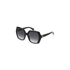 FURLA Lunettes de soleil Femme Noires avec Verres Fumés