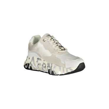 Cafenoir Sneakers Donna Bianche Stampa Logo bianco - vista 2