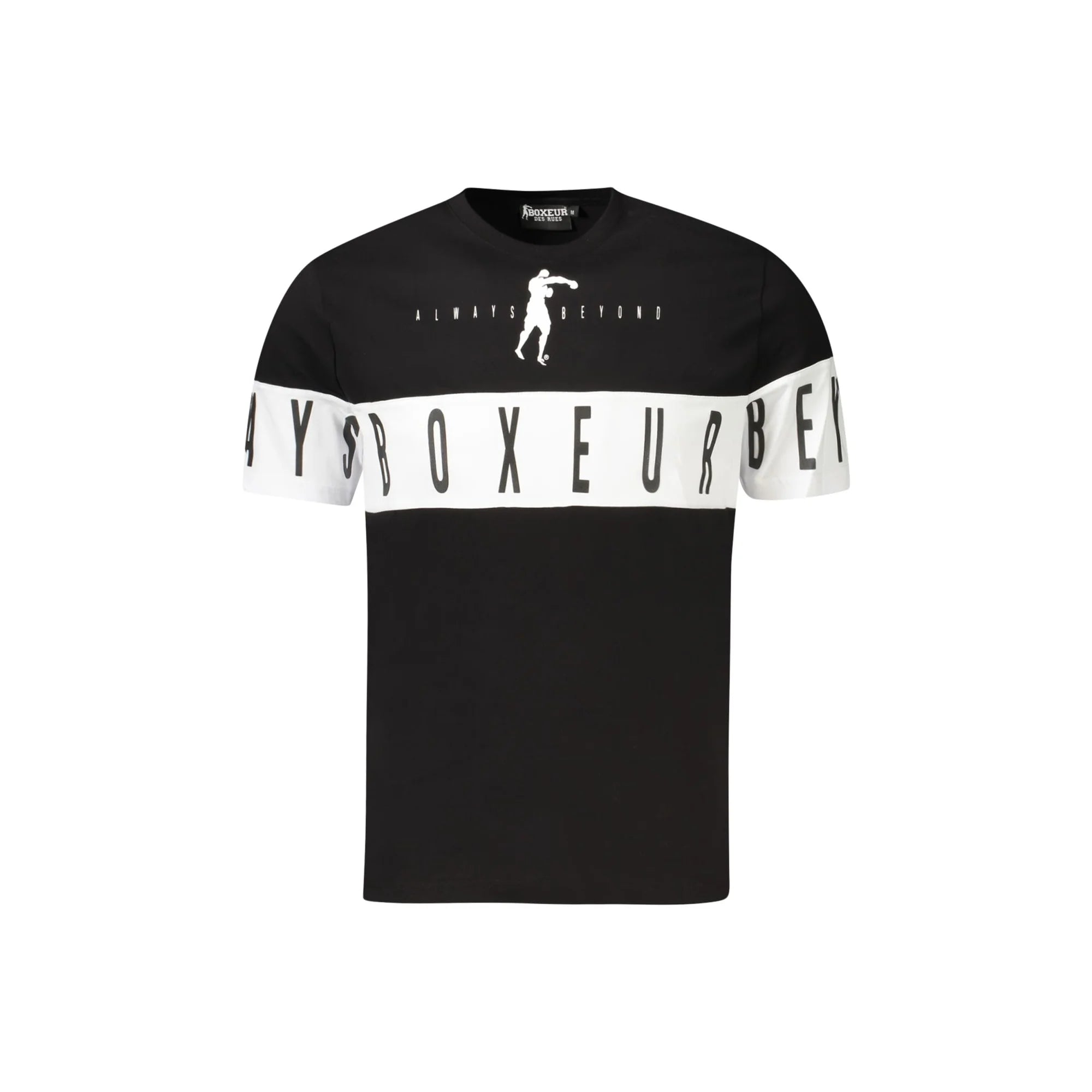 BOXEUR DES RUES T-SHIRT MANICHE CORTE UOMO NERO