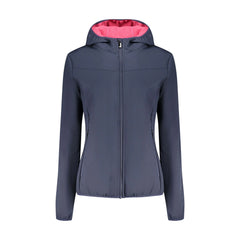 Norway 1963 Giubbotto Donna Blu Soft Shell Dettagli Contrasto Logo