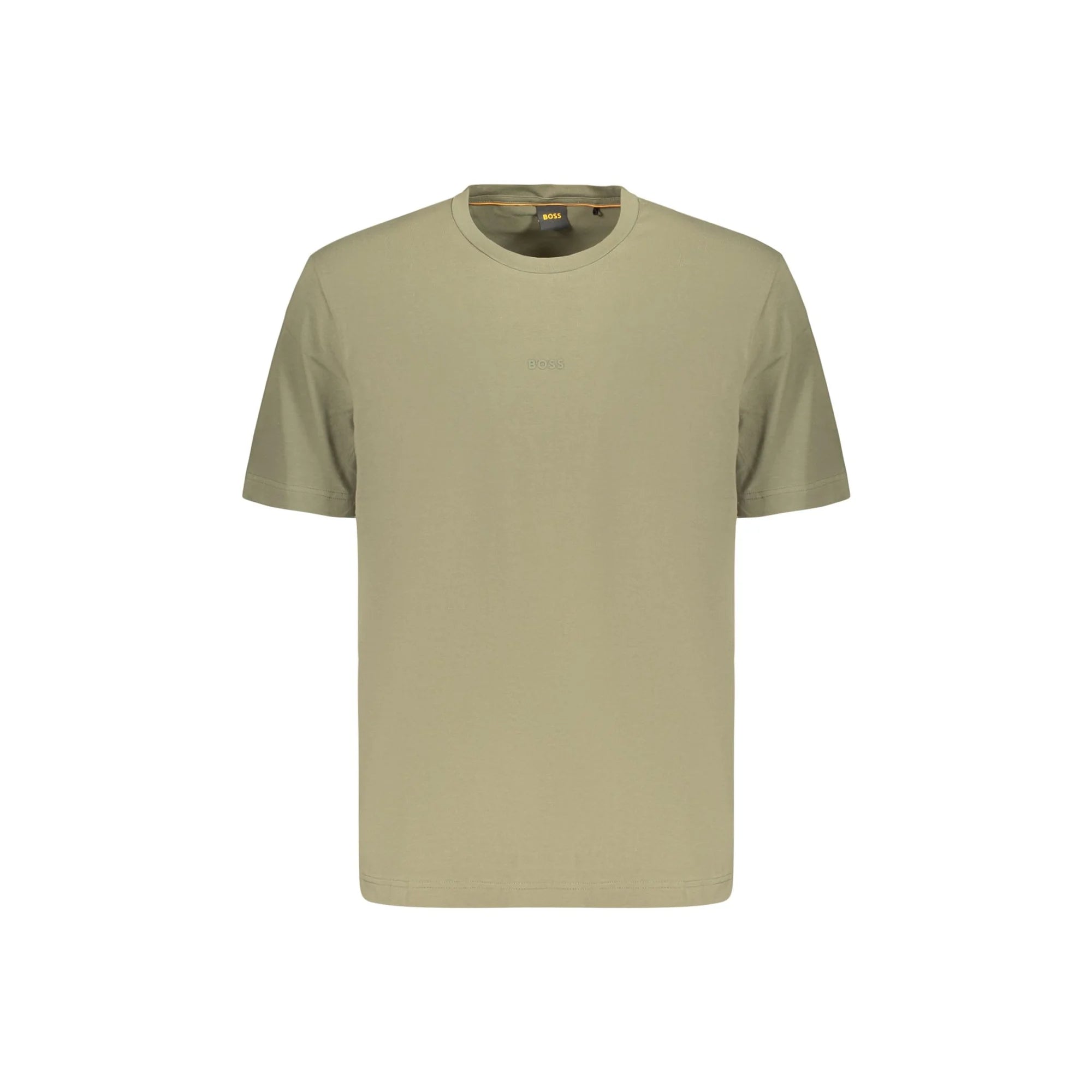 BOSS T-SHIRT MANICHE CORTE UOMO VERDE