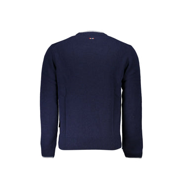 Napapijri Maglione Uomo Blu Ricamo Maglie - vista 2