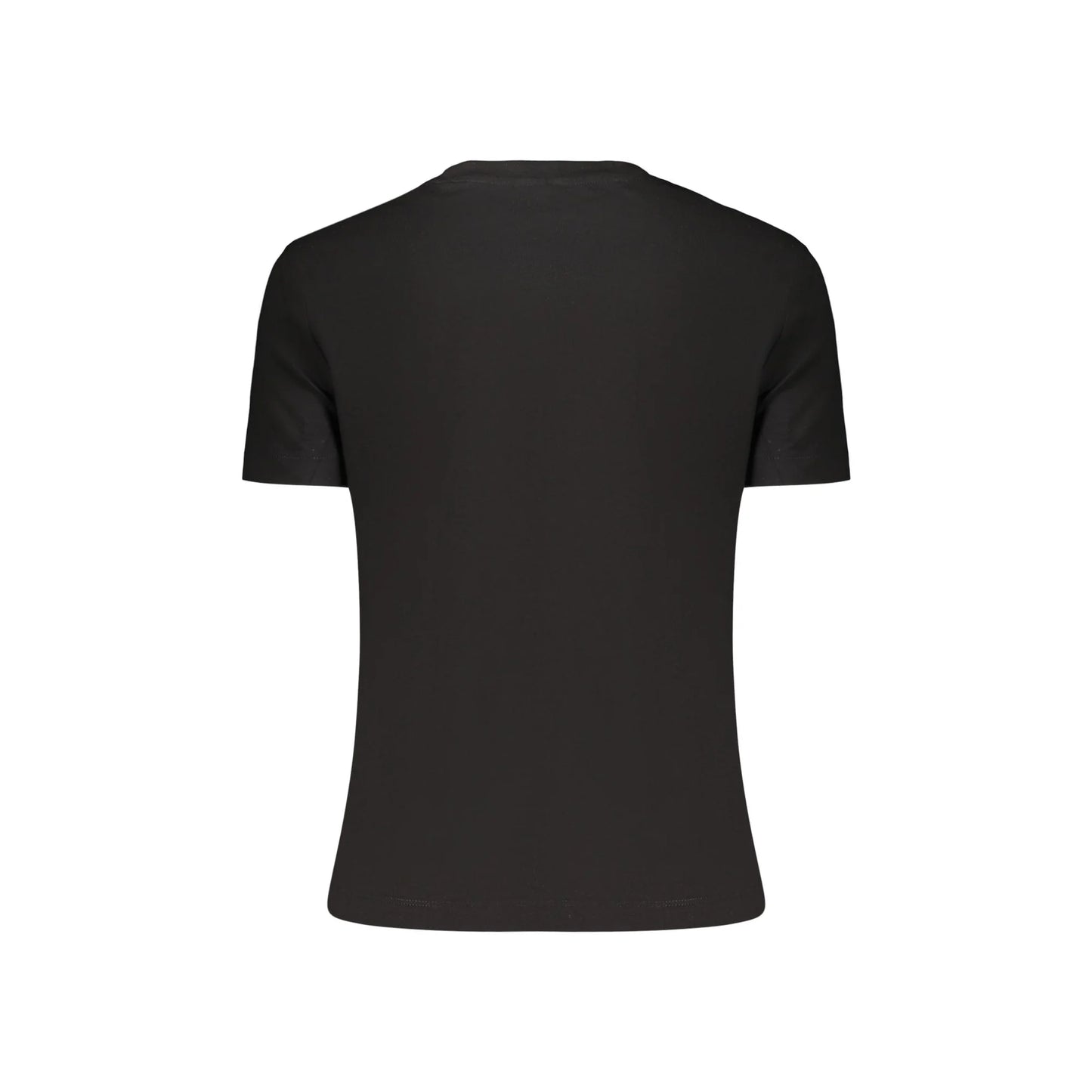 GUESS JEANS T-SHIRT MANICHE CORTE DONNA NERO
