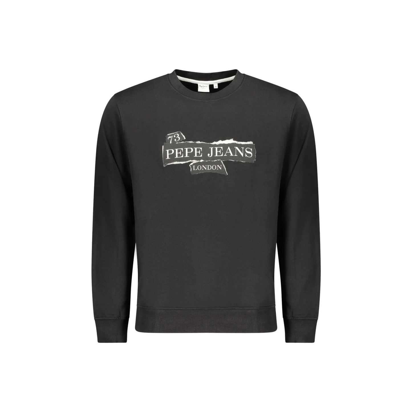 Pepe Jeans Felpa Maniche Lunghe Uomo Nera Stampa Logo Felpe Nero - foto prodotto