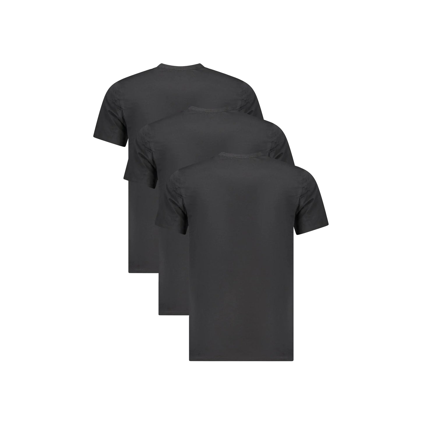 Calvin Klein T-Shirt Maniche Corte Uomo Nera Ricamo nero - vista 2