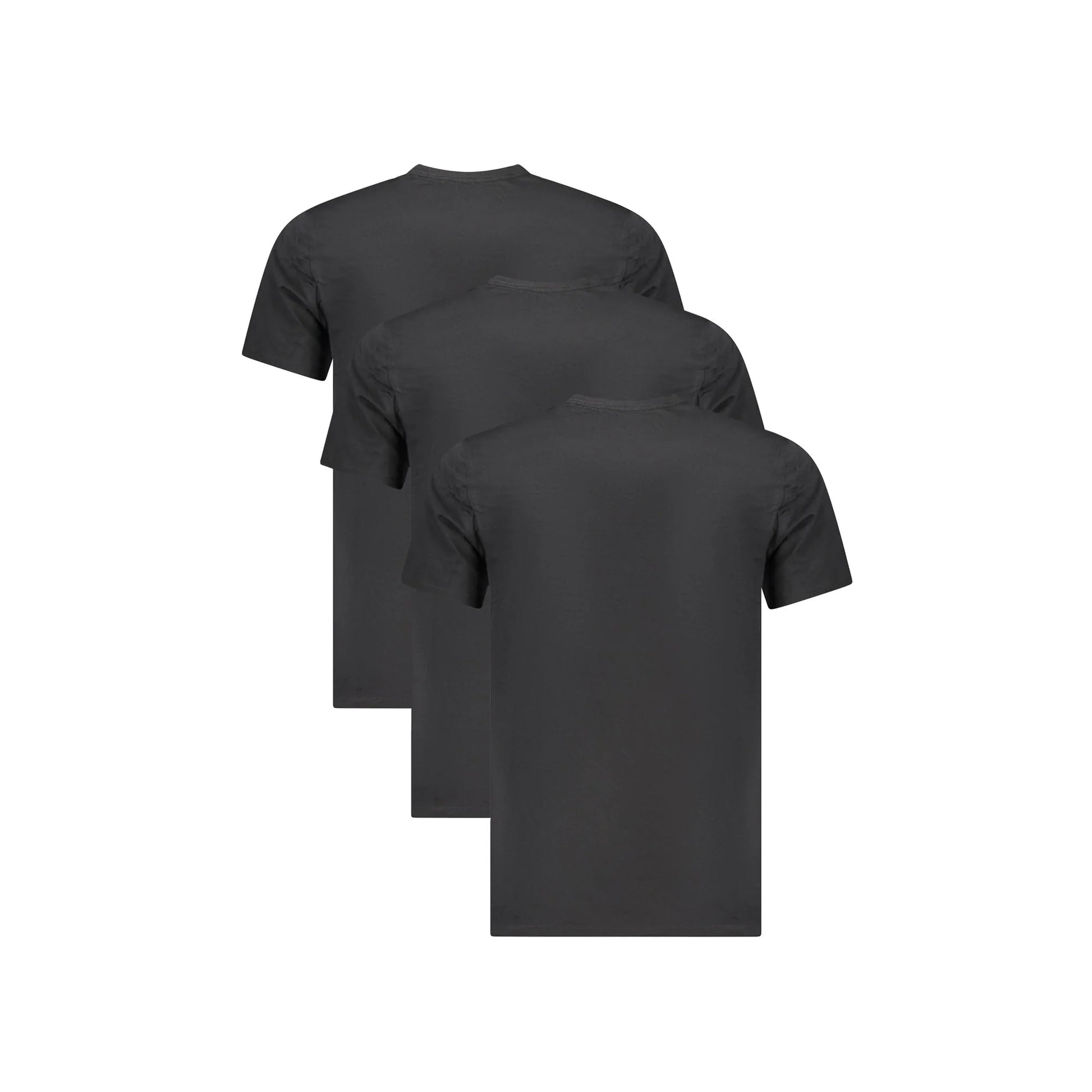 Calvin Klein T-Shirt Maniche Corte Uomo Nera Ricamo nero - vista 2