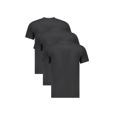 Calvin Klein T-Shirt Maniche Corte Uomo Nera Ricamo nero - vista 2