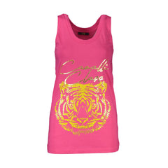 Cavalli Class Damen Top Rosa Druck