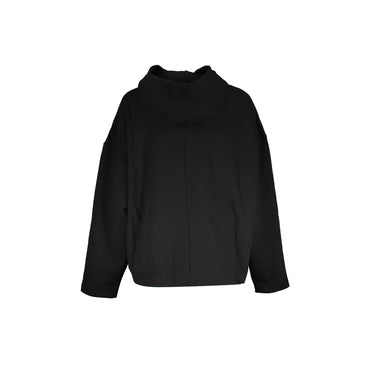 Calvin Klein Felpa Maniche Lunghe Donna Nera Ricamo Felpe nero - vista 2