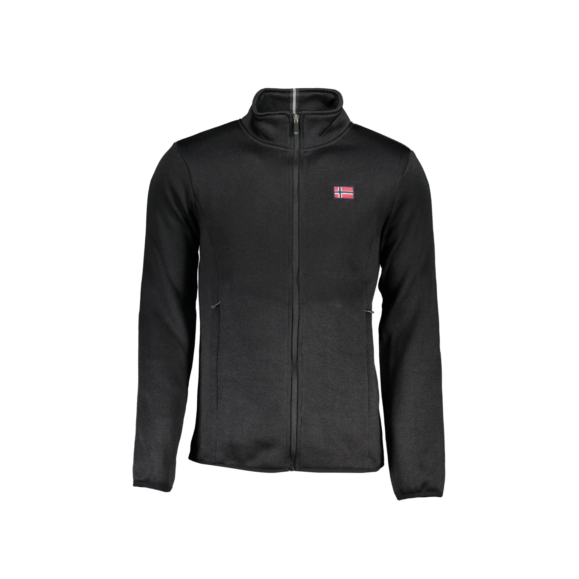 NORWAY 1963 FELPA CON ZIP UOMO NERO